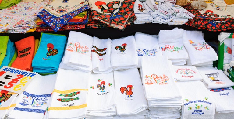 Toallas de recuerdo bordadas