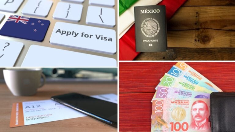 viajar a nueza zelanda desde méxico, requisitos y documentos