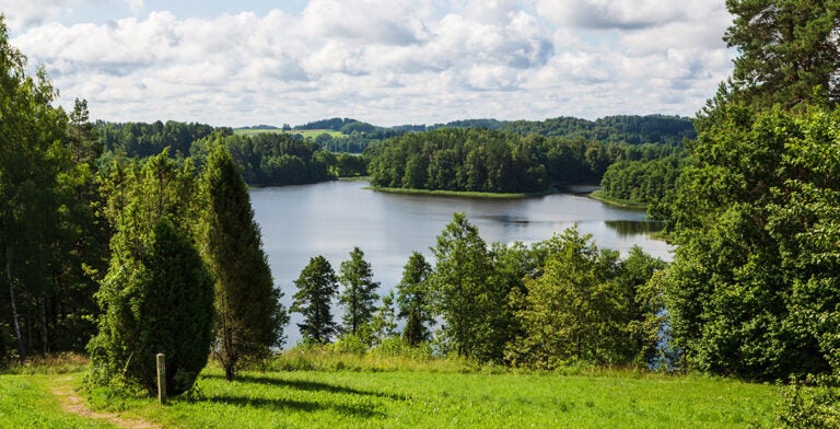 Lago en el parque nacional Aukštaitija