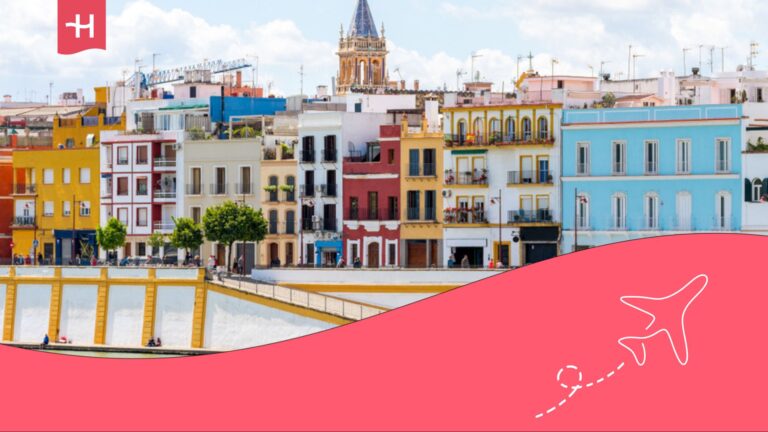 Vistas del barrio de Triana en Sevilla