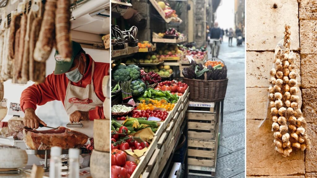 mercados, tiendas y supermercados en italia