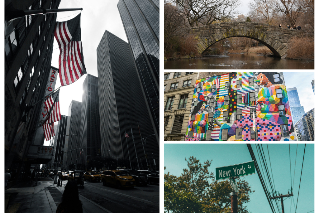 imágenes representativas de Nueva York
