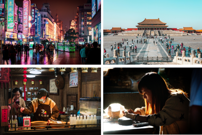 Imágenes de los trabajos en China para extranjeros.