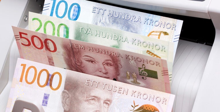 Billetes de la corona sueca