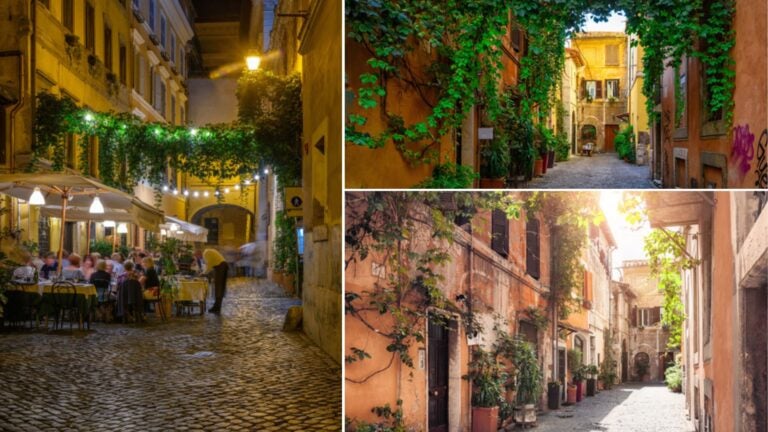 colving en trastevere, roma, italia