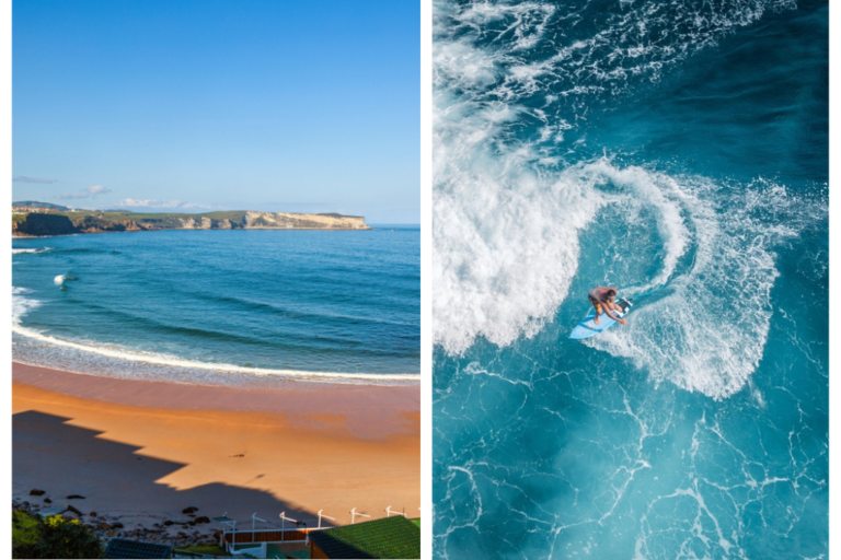 surf en Suances, playas, persona ambiente surfero