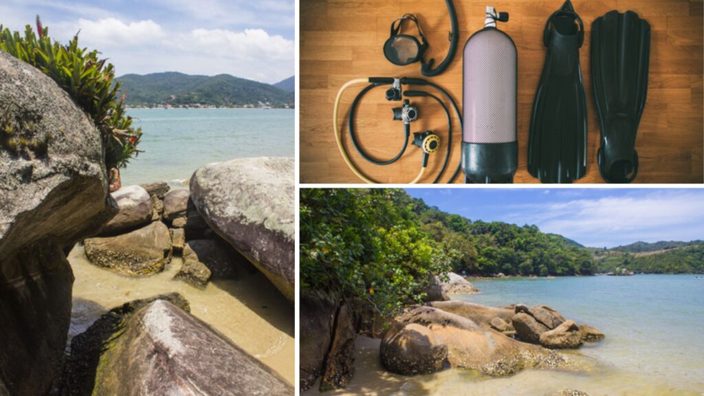 ilha de porto belo, buceo en camboriú