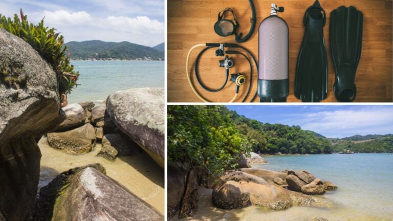 ilha de porto belo, buceo en camboriú