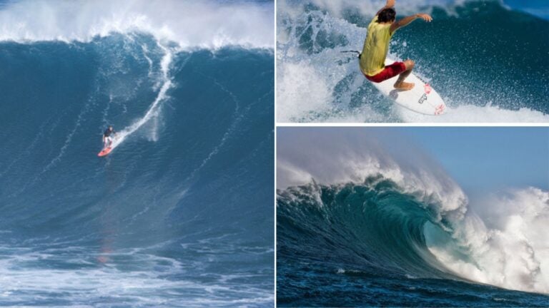 jaws, surf en hawaii