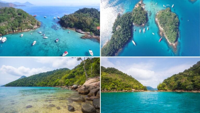 lagoa azul y verde, angra dos reis