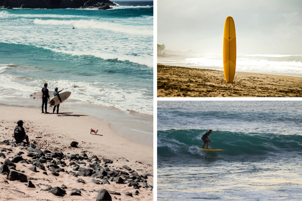 imágenes de referencia de surf en Fuerteventura.