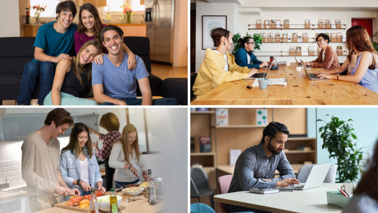 Nómadas digitales en un coliving en Oslo, Noruega.