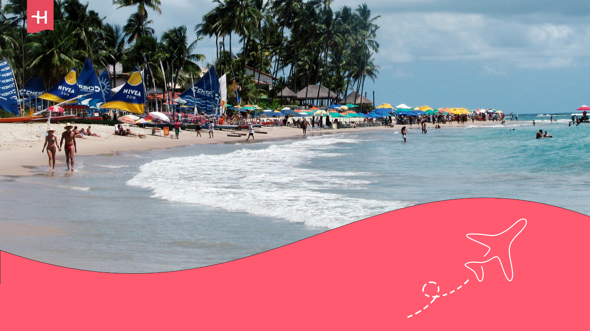 Playa para practicar buceo en porto de galinhas