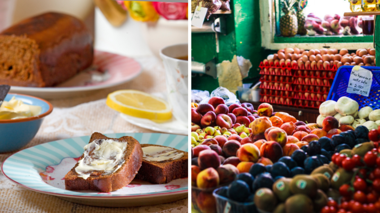 Pan, frutas y verduras que puedes conseguir en los supermercados de Luxemburgo.