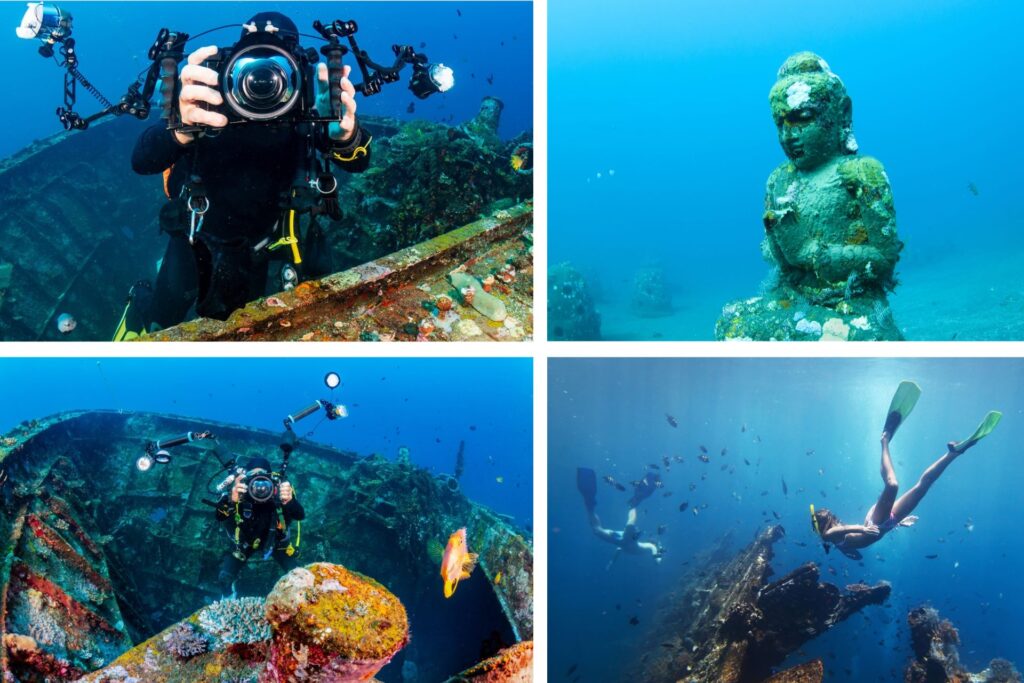 Tulamben, punto de inmersión en Bali.