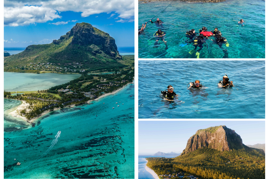 Imágenes de personas y lugares de buce en Mauricio