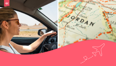Requisitos y documentos para conducir en Jordania.