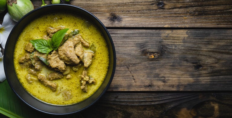 Curry verde, uno de los platos típicos de la cocina tailandesa
