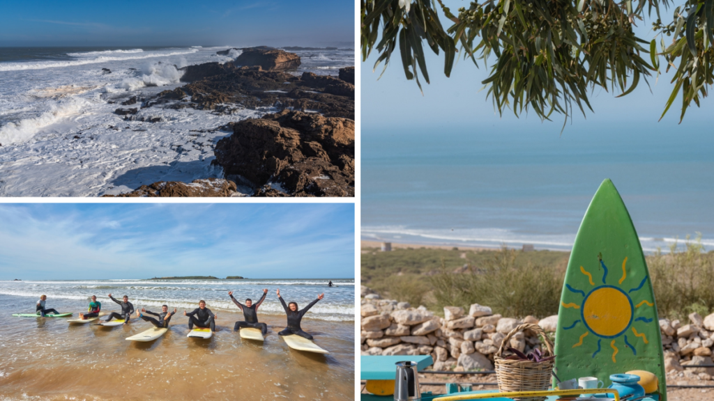 Playas de Essaouira en donde se puede practicar surf.