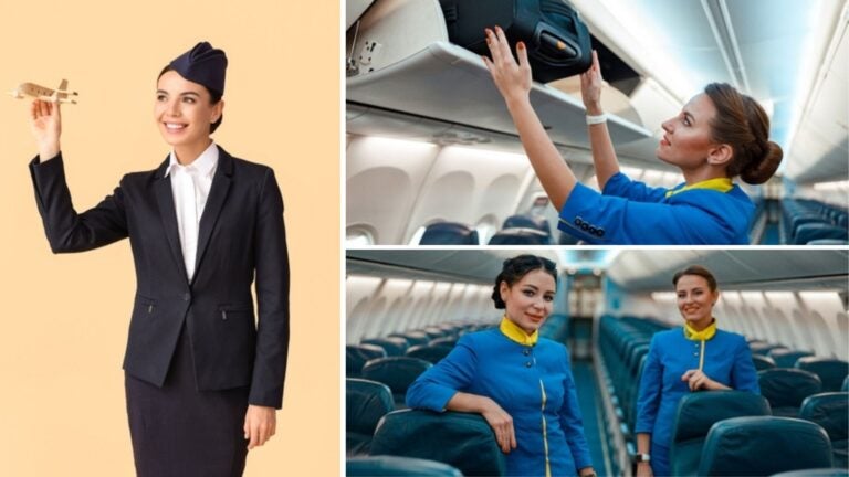 tipos de peinado de azafata de vuelo