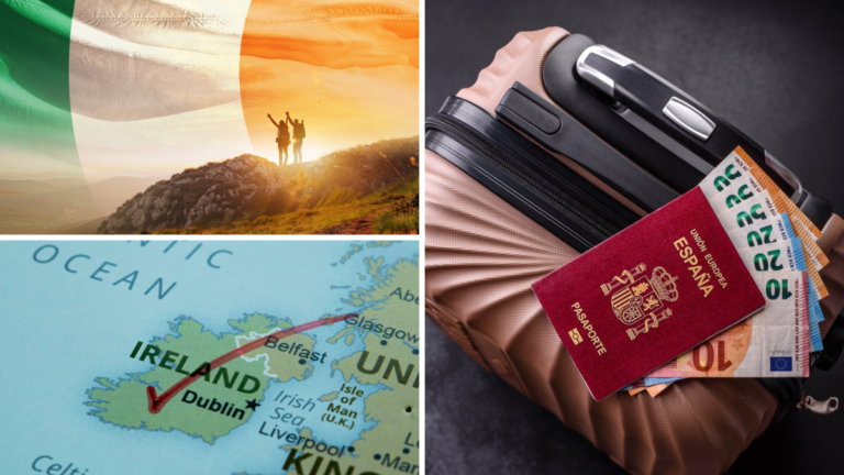 Los ciudadanos españoles solo requieren su pasaporte para viajar a Irlanda al no necesitar la visa Working Holiday.