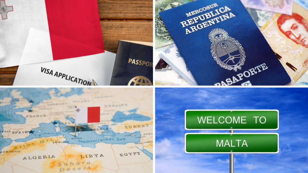 Documentos para solicitar las visas alternativas a la Working Holiday Malta a los argentinos.