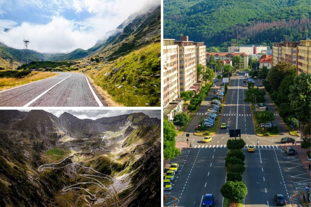 Carreteras por donde conducir en Rumanía