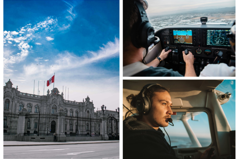 Imágenes que representan como ser piloto en Perú