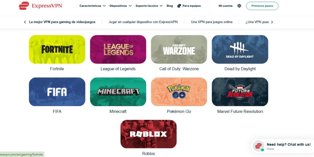 express vpn para el gaming