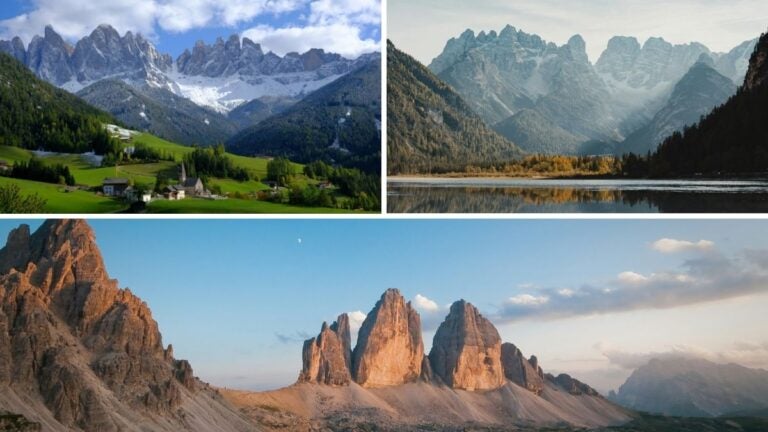 Conoce algunas de las mejores rutas para hacer trekking en Dolomitas, Italia.