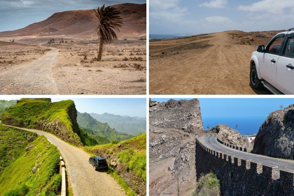 Tipos de carreteras en Cabo Verde