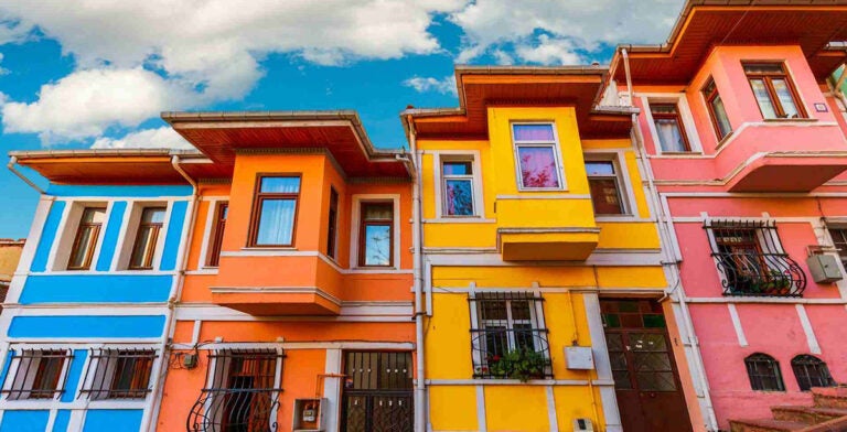 Casas coloridas en Balat