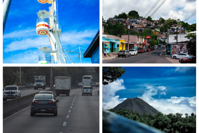 Imágenes representativas del costo de vida en El Salvador. 
