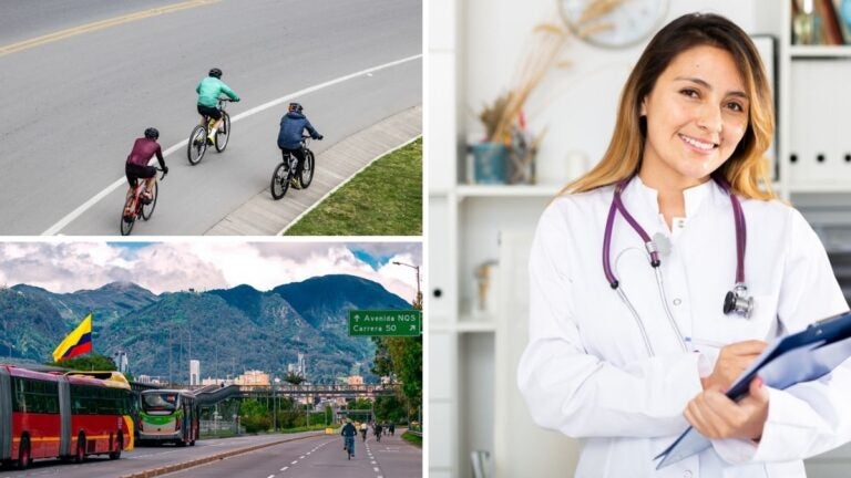 Costos de transporte, recreación y salud en Bogotá.