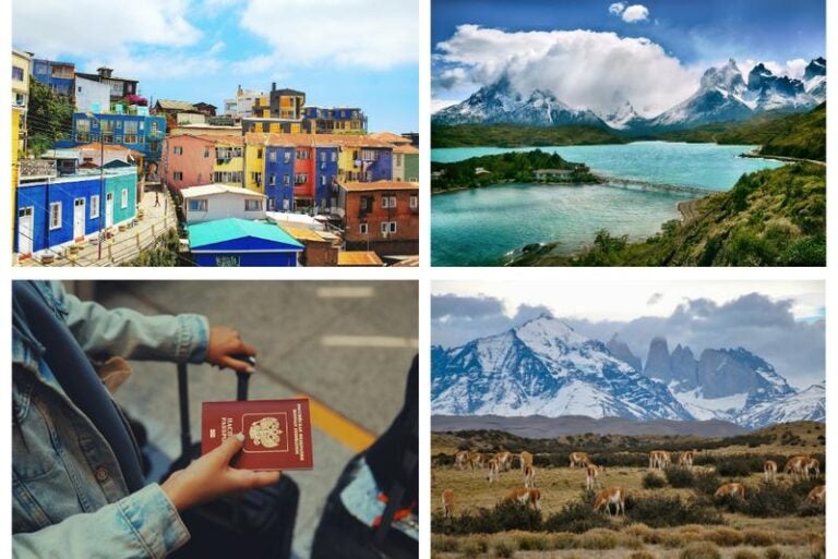 Imágenes representativas de Chile. 