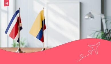 Todos los requisitos para viajar a Colombia desde Costa Rica.