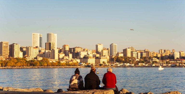 Vista del distrito de Karakoy