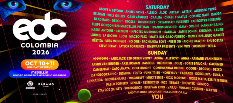 Line UP EDC Colombia 2026