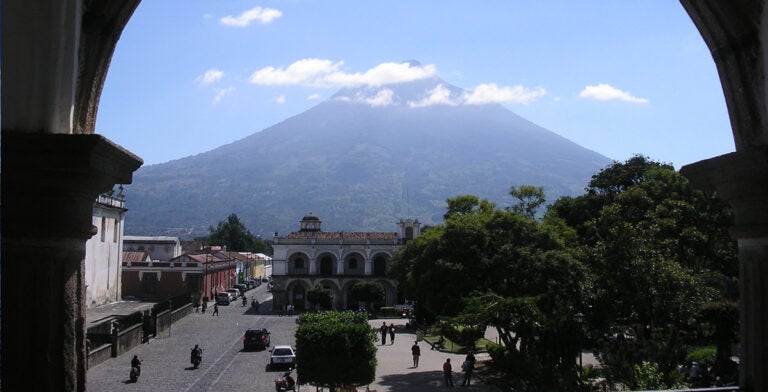 Antigua, una de las principales ciudades de Guatemala