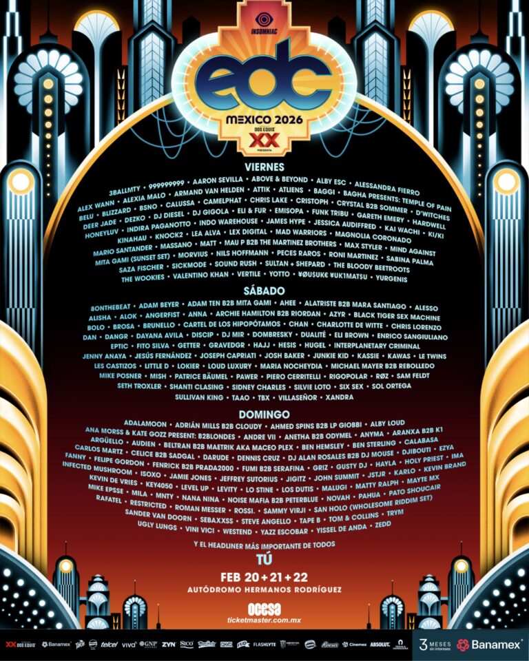 LineUp EDC México 2026