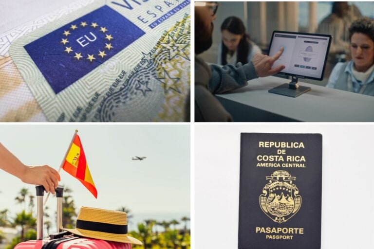 Pasaporte de Costa Rica, Visa y control biométrico 
