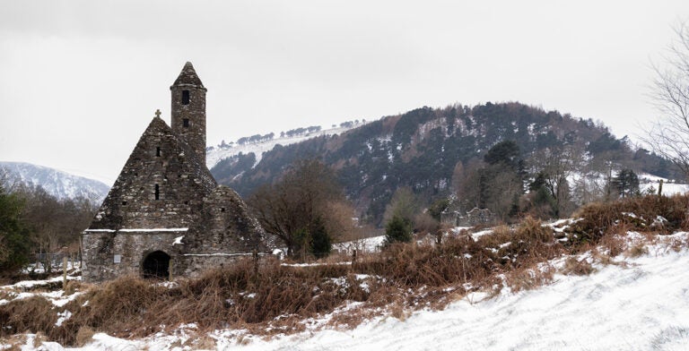 Invierno en las montañas de Wicklow, Irlanda