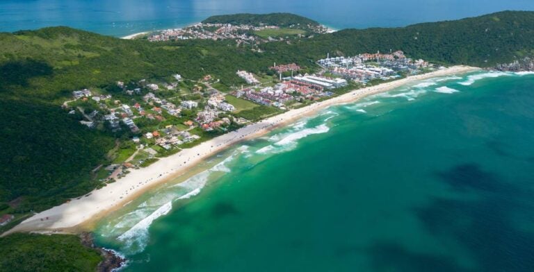 Isla de Florianópolis en Santa Catarina, al sur de Brasil