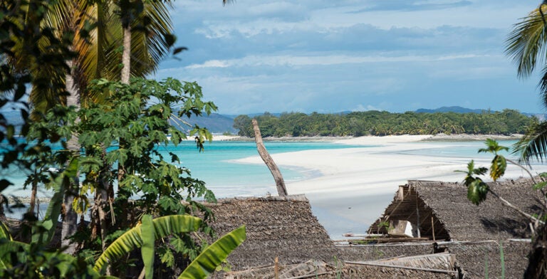 Isla Nosy be en la costa noreste de Madagascar