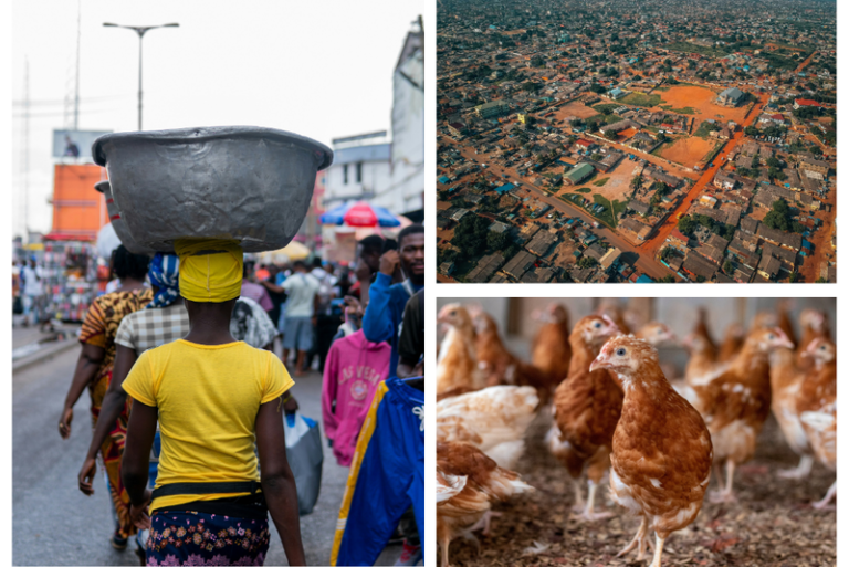 Imágenes de los tipos de voluntariados en Ghana