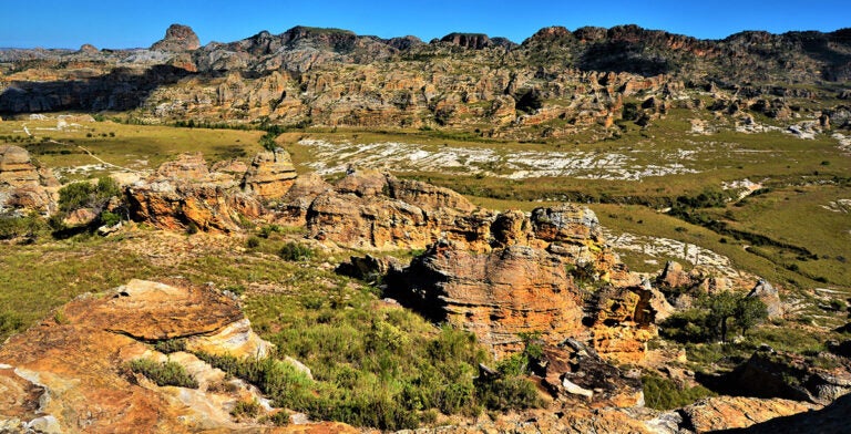 Parque nacional de Isalo en el sur de Madagascar