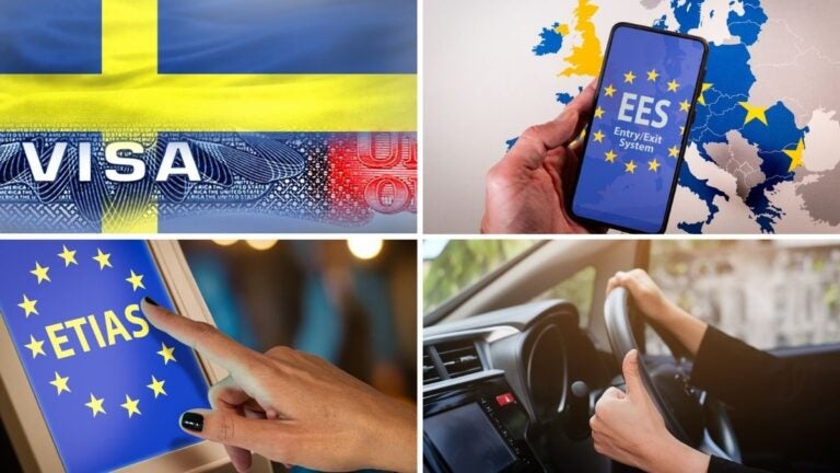 Requisitos como el ETIAS, ESS, visas y Permisos de conducción que debes cumplir para viajar a Suecia desde Perú.