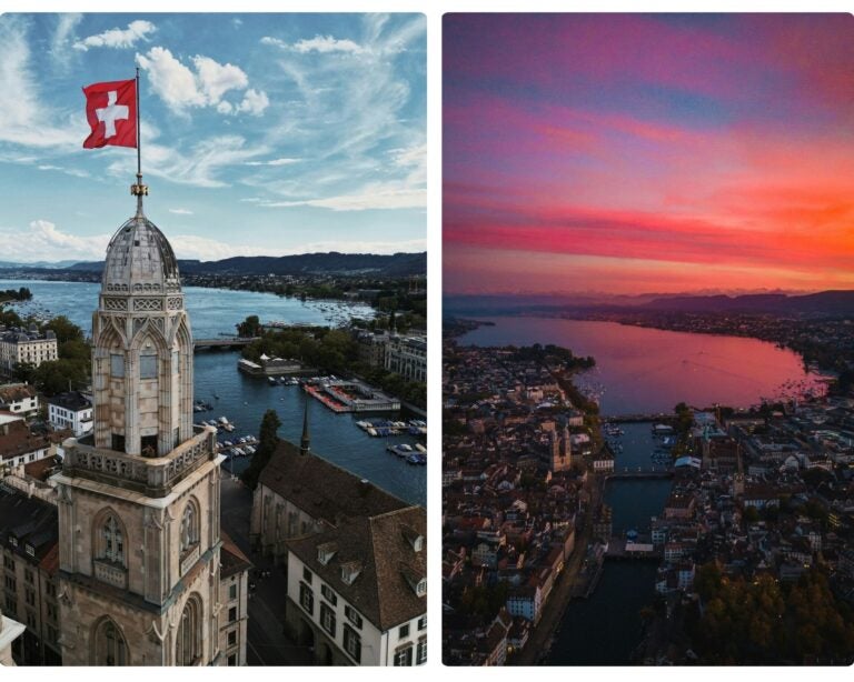 vivir en zúrich, paisajes y sitios top