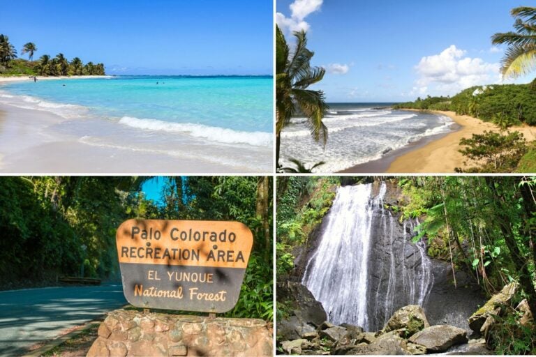 Playas y parques de Puerto Rico.