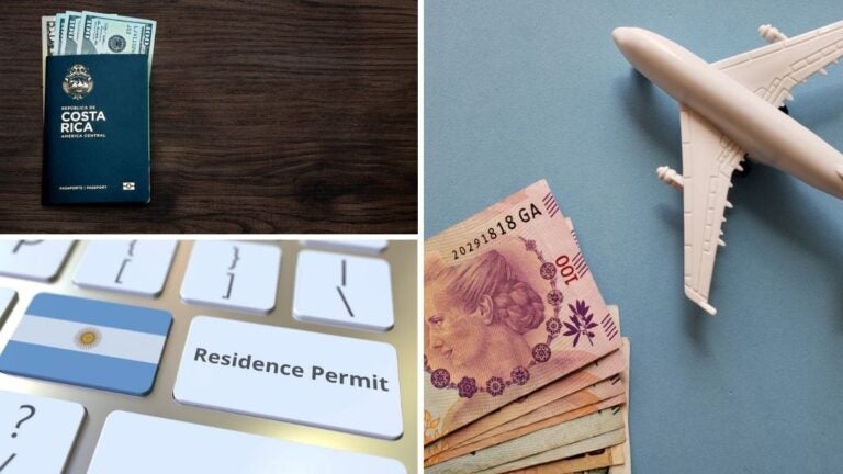 El pasaporte costarricense es necesario para solicitar la residencia temporaria en Argentina.